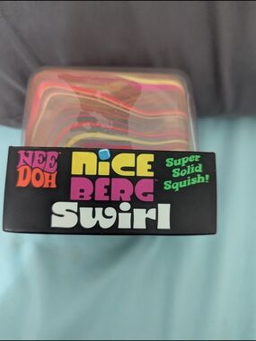 Nee Doh Nice Berg Swirl Squish Toy - Multicolor